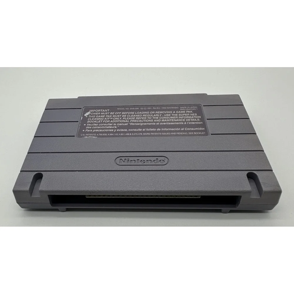 SATURDAY NIGHT SLAM MASTERS SUPER NINTENDO SNES BOX INSERTS NO MANUAL WORKS